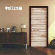 Charger l'image dans la galerie, Retro Wooden Door Stickers PVC Waterproof Wallpaper For Doors Living Room Bedroom Home Decor Mural DIY Renovation Decal 90x200cm