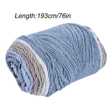 Charger l'image dans la galerie, 10Pcs=500g natural silk milk cotton yarn thick yarn for knitting baby wool crochet yarn weave thread