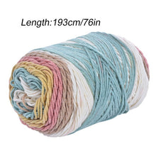 Charger l'image dans la galerie, 10Pcs=500g natural silk milk cotton yarn thick yarn for knitting baby wool crochet yarn weave thread