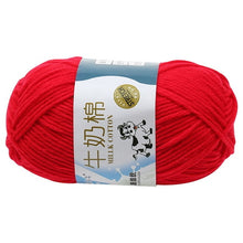 Charger l'image dans la galerie, 10Pcs=500g natural silk milk cotton yarn thick yarn for knitting baby wool crochet yarn weave thread