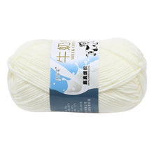Charger l'image dans la galerie, 10Pcs=500g natural silk milk cotton yarn thick yarn for knitting baby wool crochet yarn weave thread
