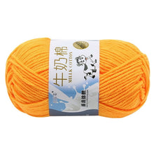 Charger l'image dans la galerie, 10Pcs=500g natural silk milk cotton yarn thick yarn for knitting baby wool crochet yarn weave thread