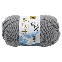Charger l'image dans la galerie, 10Pcs=500g natural silk milk cotton yarn thick yarn for knitting baby wool crochet yarn weave thread