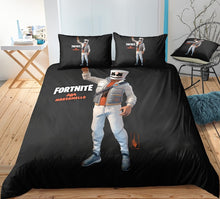 Charger l'image dans la galerie, 3D Cartoon Bedding Suit Fortnites Quilt Cover Fortress Night Printed Bed Spead Child Bedroom Bed Duvet Cover Bedclothes 3pcs Set