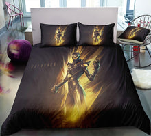 Charger l'image dans la galerie, 3D Cartoon Bedding Suit Fortnites Quilt Cover Fortress Night Printed Bed Spead Child Bedroom Bed Duvet Cover Bedclothes 3pcs Set