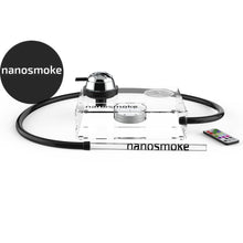 Charger l&#39;image dans la galerie, Original Hookah Nanosmoke cube comfortable flat наносмок manufacturer acrylic compact plexiglass cube shisha
