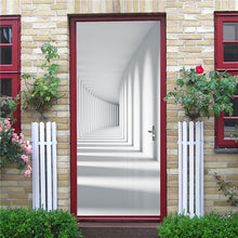 Charger l&#39;image dans la galerie, Retro Wooden Door Stickers PVC Waterproof Wallpaper For Doors Living Room Bedroom Home Decor Mural DIY Renovation Decal 90x200cm
