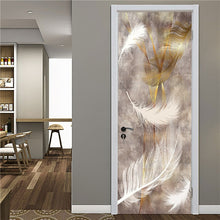 Charger l&#39;image dans la galerie, Retro Wooden Door Stickers PVC Waterproof Wallpaper For Doors Living Room Bedroom Home Decor Mural DIY Renovation Decal 90x200cm
