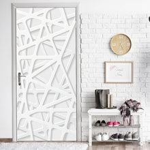 Charger l&#39;image dans la galerie, Retro Wooden Door Stickers PVC Waterproof Wallpaper For Doors Living Room Bedroom Home Decor Mural DIY Renovation Decal 90x200cm
