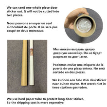 Charger l&#39;image dans la galerie, Retro Wooden Door Stickers PVC Waterproof Wallpaper For Doors Living Room Bedroom Home Decor Mural DIY Renovation Decal 90x200cm
