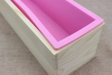 Charger l&#39;image dans la galerie, 1200g Silicone Soap Mould Rectangular Toast Loaf Mold Handmade Form Soap Making Tool Supplies Wooden Box Cake Decorating Tools
