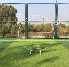 Charger l&#39;image dans la galerie, 6foot  8foot 2.5m big Circle Wedding Birthday Arch Decoration Background Wrought Props Single Arch flower door rack Outdoor Lawn
