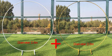 Charger l&#39;image dans la galerie, 6foot  8foot 2.5m big Circle Wedding Birthday Arch Decoration Background Wrought Props Single Arch flower door rack Outdoor Lawn
