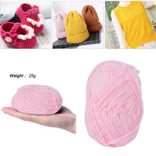 Charger l&#39;image dans la galerie, 10Pcs=500g natural silk milk cotton yarn thick yarn for knitting baby wool crochet yarn weave thread
