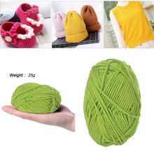 Charger l&#39;image dans la galerie, 10Pcs=500g natural silk milk cotton yarn thick yarn for knitting baby wool crochet yarn weave thread
