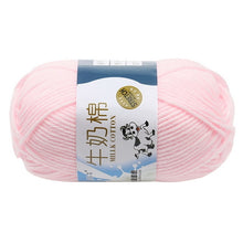 Charger l&#39;image dans la galerie, 10Pcs=500g natural silk milk cotton yarn thick yarn for knitting baby wool crochet yarn weave thread
