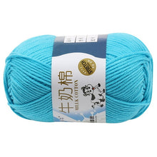 Charger l&#39;image dans la galerie, 10Pcs=500g natural silk milk cotton yarn thick yarn for knitting baby wool crochet yarn weave thread
