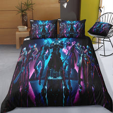 Charger l&#39;image dans la galerie, 3D Cartoon Bedding Suit Fortnites Quilt Cover Fortress Night Printed Bed Spead Child Bedroom Bed Duvet Cover Bedclothes 3pcs Set
